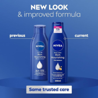 Alternative view of NIVEA Body Lotion for Dry to Very Dry Skin, Rich Nourishing with Pure Hyaluron, 72H Intense Moisture, 250ml