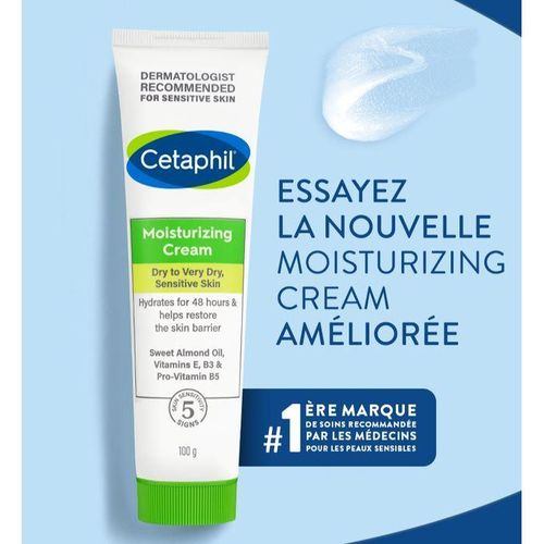 Cetaphil Moisturizing Cream for Dry & Sensitive Skin (50g / 100g)