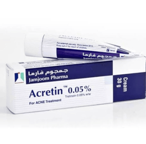 Acretin 0.05% Tretinoin Cream for Acne, Anti-Aging & Skin Renewal