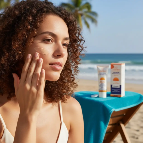 Alternative view of UV Control SPF 50+ Opaque Tinted Sunscreen for Sensitive & Photosensitive Skin 50ml