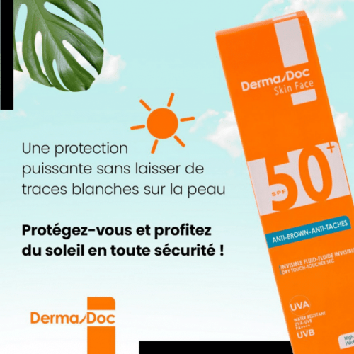 Alternative view of DermaDoc SPF 50+ Invisible Sunscreen Fluid – Anti-Dark Spots Face Protection