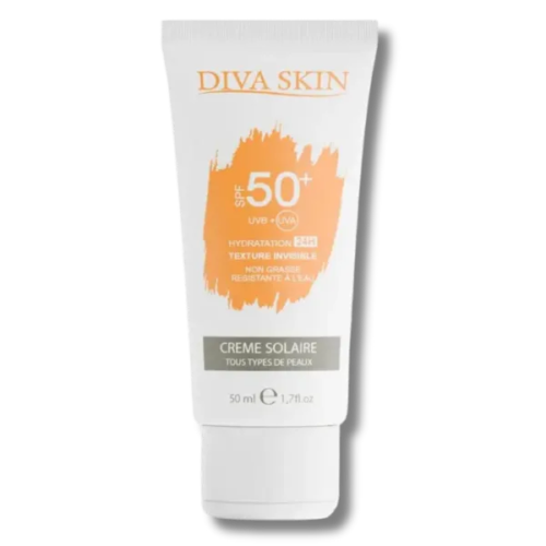 Diva Skin Sunscreen SPF 50+ – Invisible Hydrating Face Sun Protection