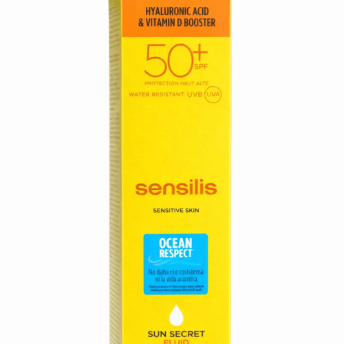 Sensilis Sun Secret Fluid SPF 50+ Anti-Aging Sunscreen – Invisible & Tinted
