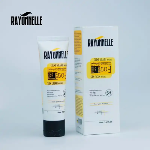 Rayonnelle Invisible Sunscreen SPF 50+ – UVA/UVB PA++++ – Hypoallergenic – 50ml