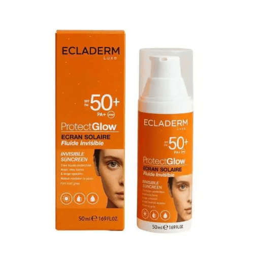 Ecladerm Protect Glow Invisible Fluid Sunscreen SPF 50+