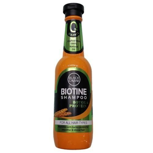 Black Caviar Biotin Shampoo – Botox & Protein Sulfate-Free (Hair Repair & Shine)