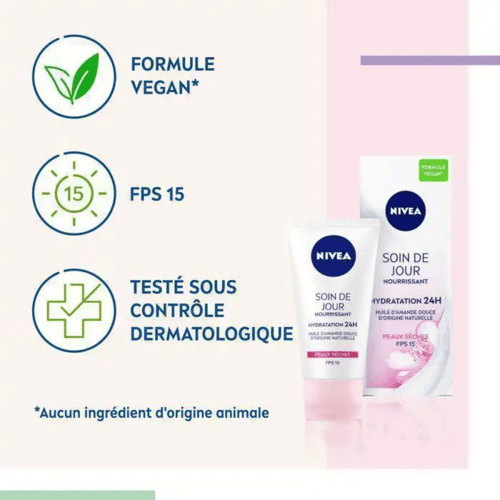 NIVEA Nourishing Cream SPF 15 for Dry Skin - Image 3