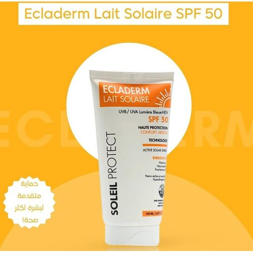 Ecladerm Soleil Protect SPF 50 Lait Solaire 150ml