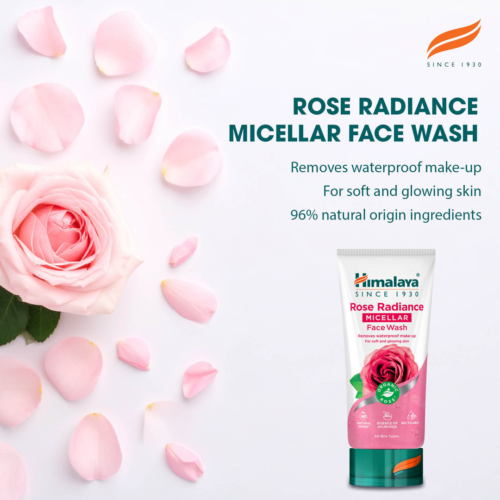 Alternative view of Himalaya Rose Radiance Micellar Face Wash 150ml