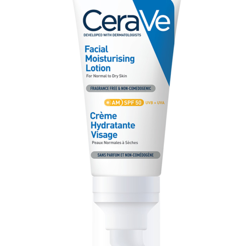 CeraVe Facial Moisturising Lotion SPF 50 for Normal to Dry Skin – 52ml