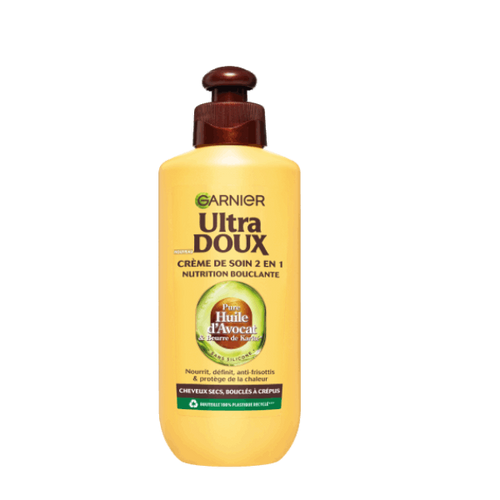 Garnier Ultra Doux 2-in-1 Curly Nourishing Leave-In Cream Avocado & Shea Butter – 200ml