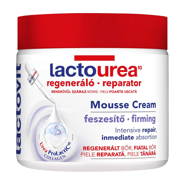 Lactovit Lactourea Repair Mousse – Face & Body 400ml - Image 1
