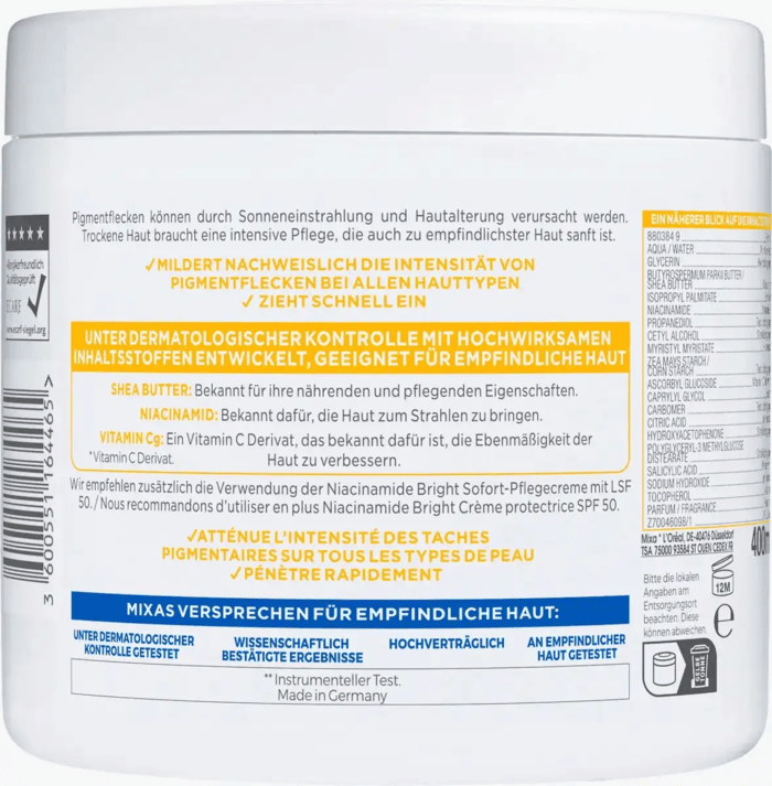 Mixa Niacinamide Anti-Dark Spot Cream – 400ml - Image 2