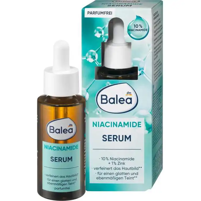 Balea Niacinamide Serum 10% + Zinc 1% – 30ml - Image 2