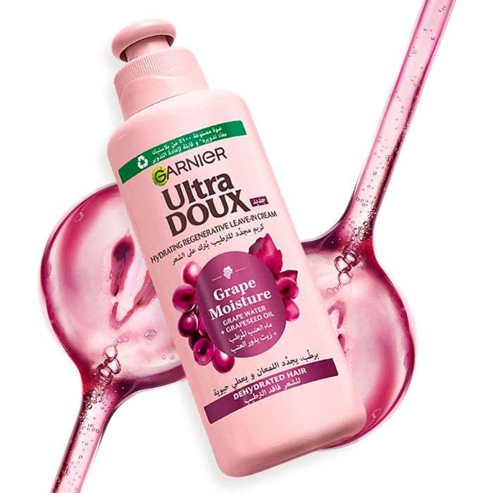 Garnier Ultra Doux Grape Moisture Leave-In Cream – 200ml - Image 3