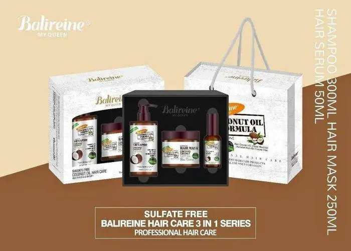 Balireine Coconut Oil Hair Care Set - Image 2