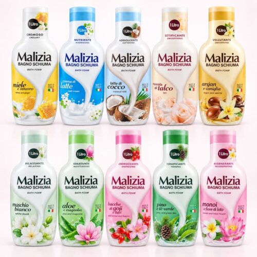 Malizia Bath Foam Collection – 1000ml
