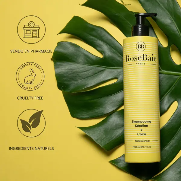 RoseBaie Keratin & Coconut Shampoo - Image 3