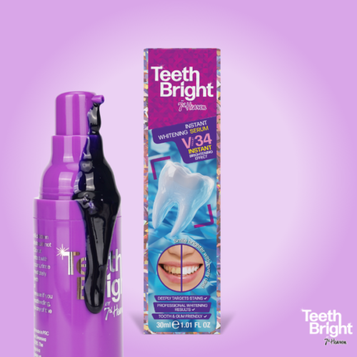 7th Heaven Teeth Bright Instant Whitening Serum with Advanced PAP Technology — 30 ml