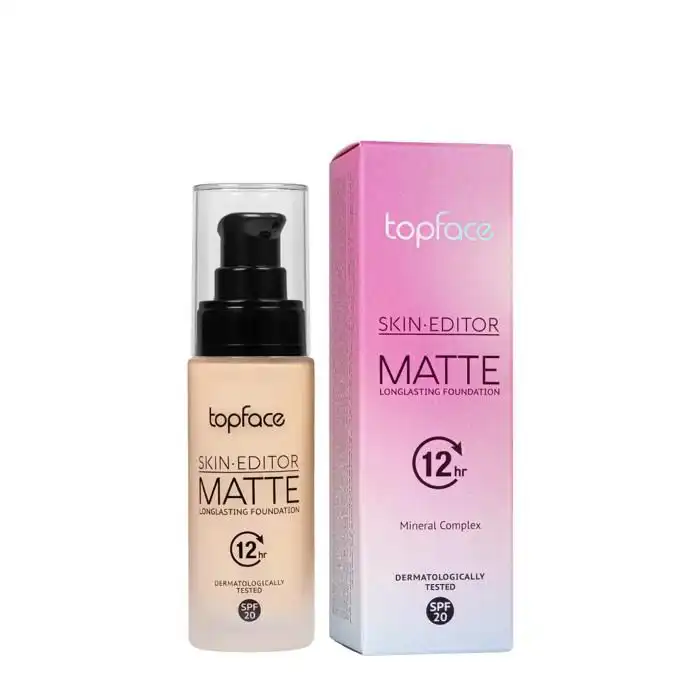 Topface Skin Editor Matte Longlasting Foundation SPF 20 - Image 1