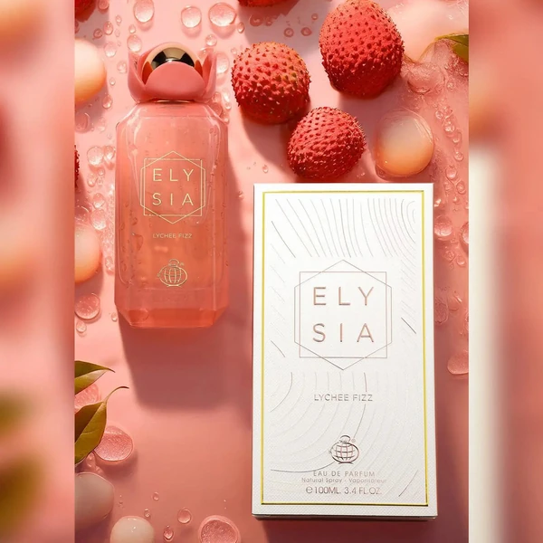 Fragrance World Elysia Lychee Fizz Eau de Parfum for Women 100 ml - Image 3