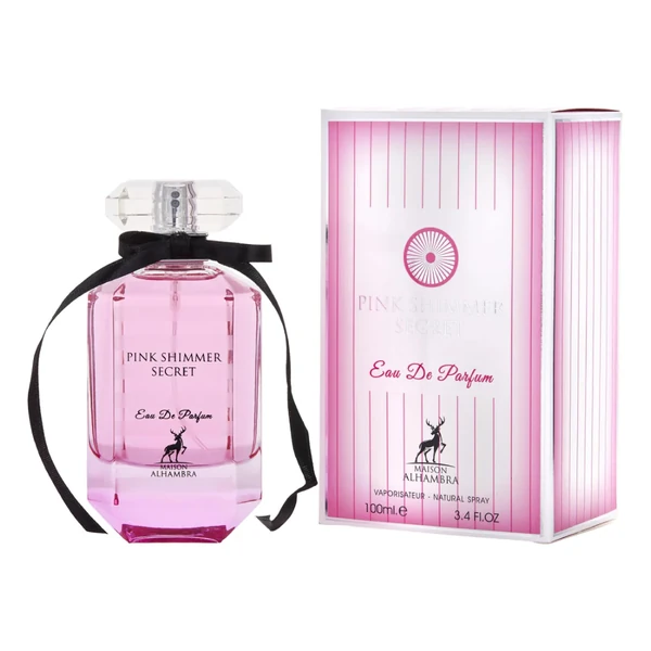 Maison Alhambra Pink Shimmer Secret Eau de Parfum for Women – 100 ml - Image 1